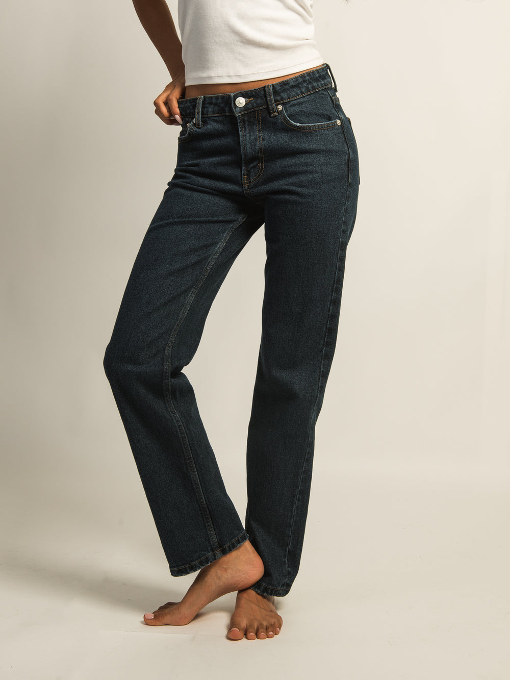 JEAN DROIT TAILLE MI-HAUTE HARLOW