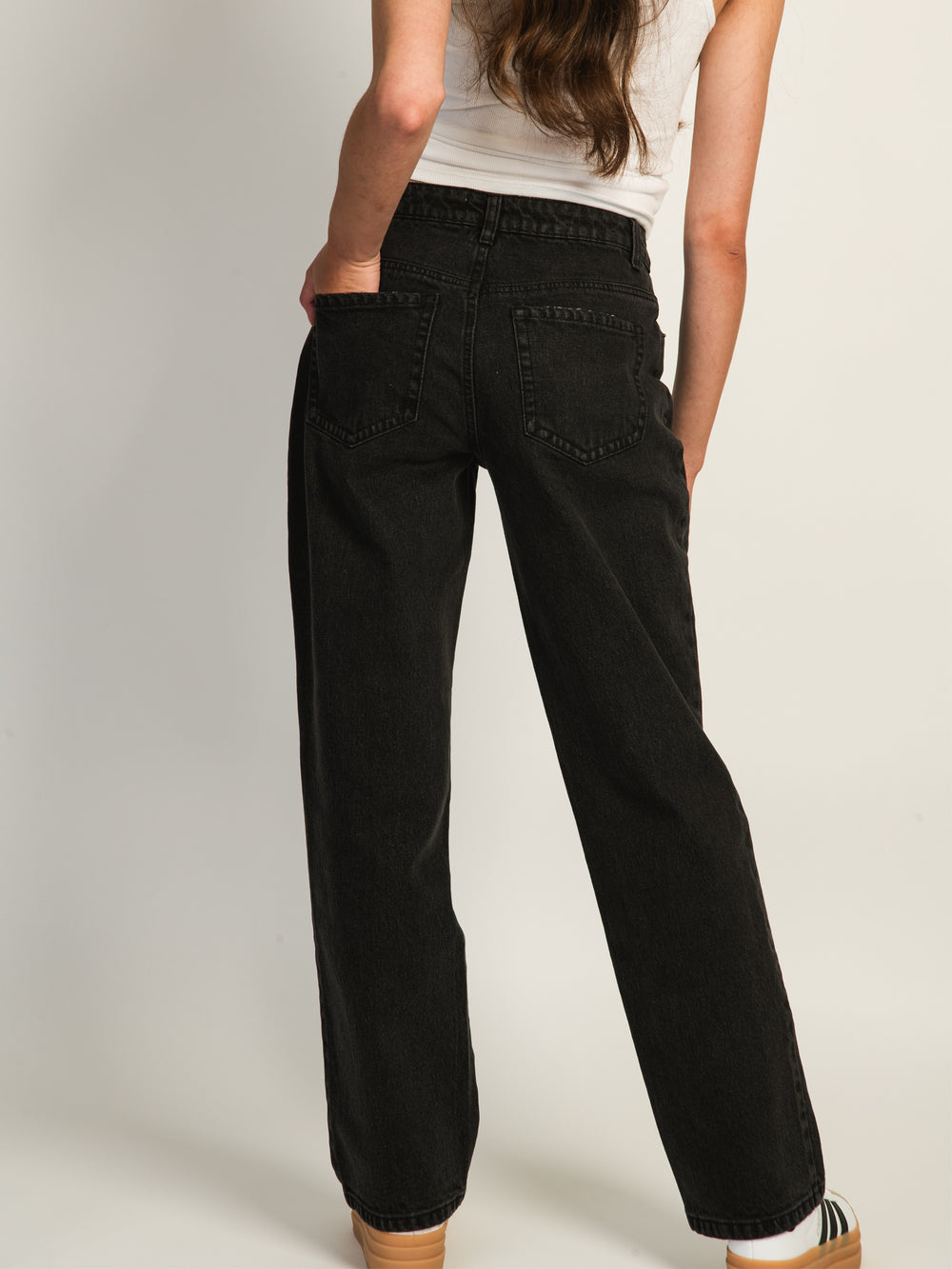 HARLOW HARLOW BAGGY JEAN - BLACK - CLEARANCE - Boathouse