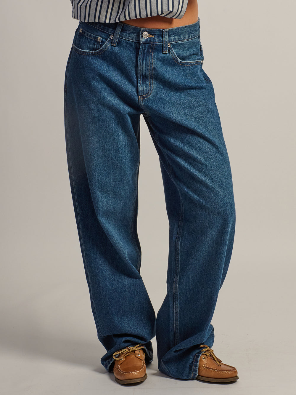 HARLOW BAGGY BOYFRIEND JEAN - DARK WASH