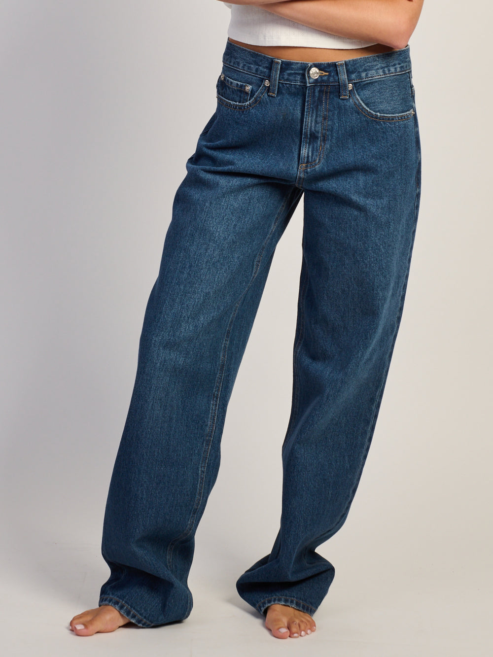 HARLOW BAGGY BOYFRIEND JEAN - DARK WASH