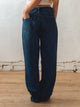 HARLOW HARLOW BAGGY BOYFRIEND JEAN - DARK WASH - Boathouse