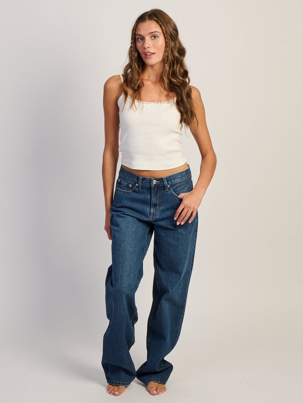 HARLOW BAGGY BOYFRIEND JEAN - DARK WASH