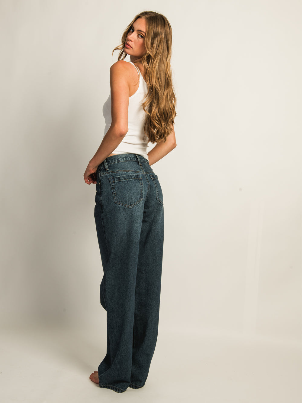 JEAN BOYFRIEND BAGGY HARLOW - LAVAGE FONCÉ