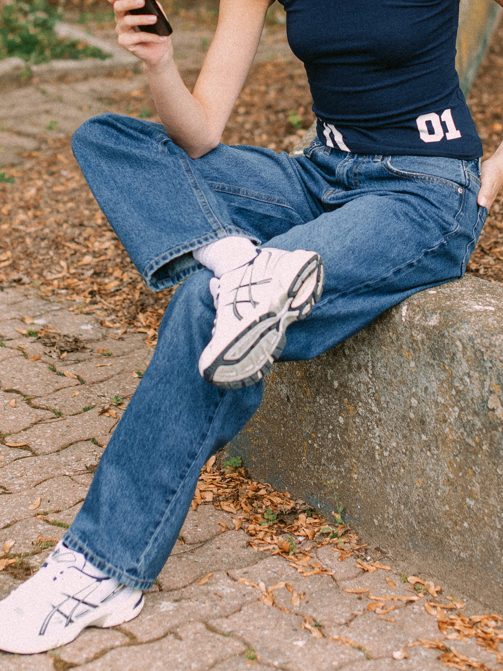 HARLOW BAGGY BOYFRIEND JEAN - DARK WASH