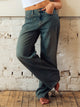 HARLOW HARLOW BAGGY BOYFRIEND JEAN - BLUE - Boathouse