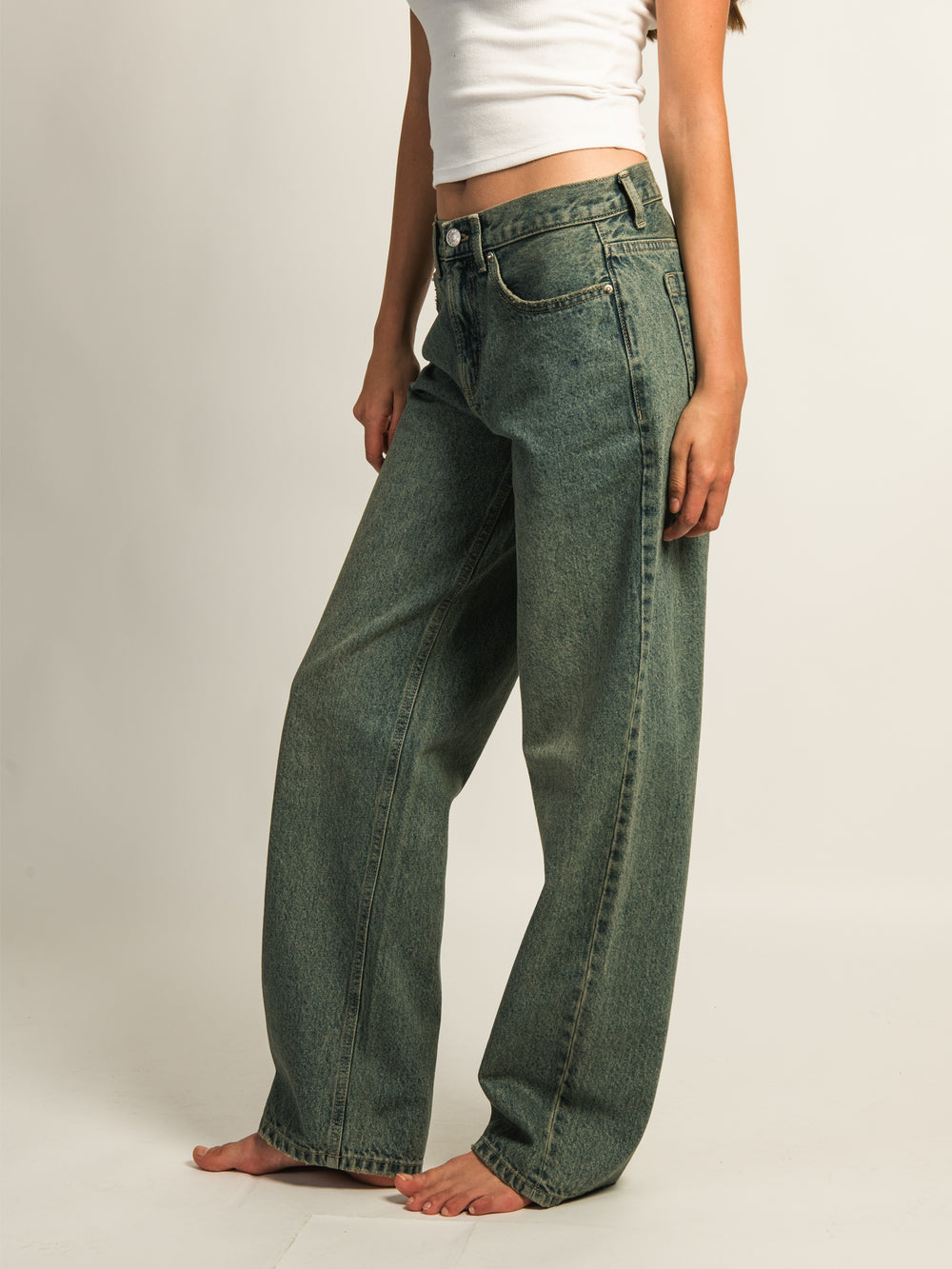 HARLOW BAGGY BOYFRIEND JEAN - BLUE