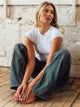 HARLOW HARLOW BAGGY BOYFRIEND JEAN - BLUE - Boathouse