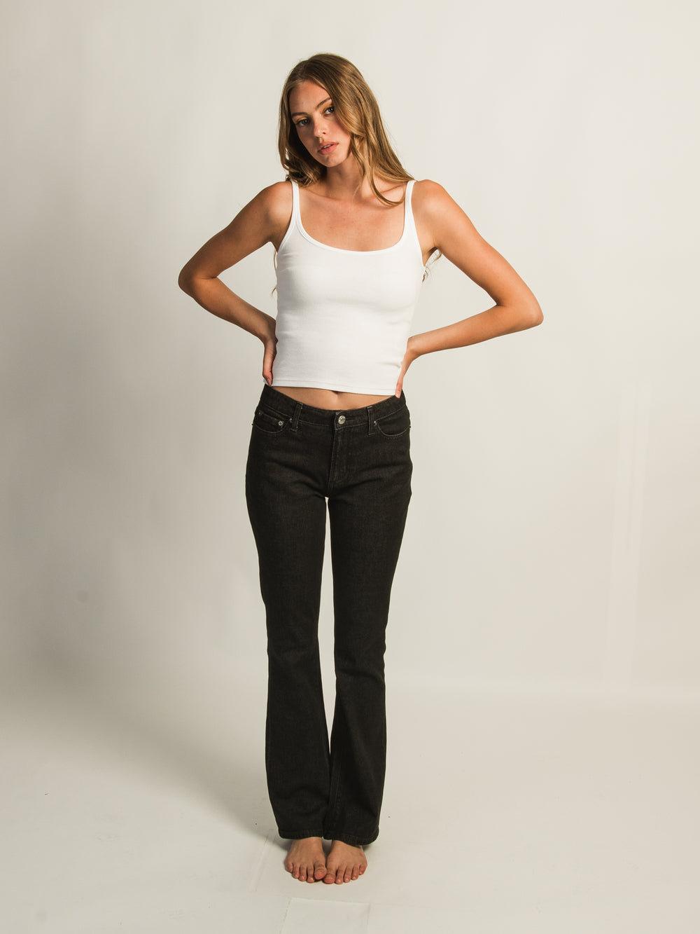 HARLOW BOOTCUT JEAN - BLACK
