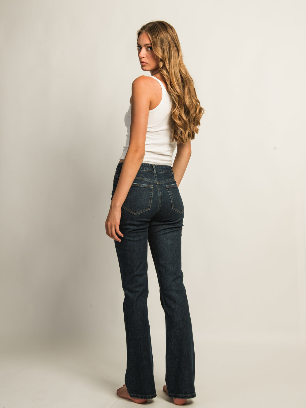 HARLOW HARLOW BOOTCUT JEAN - DARK WASH - Boathouse