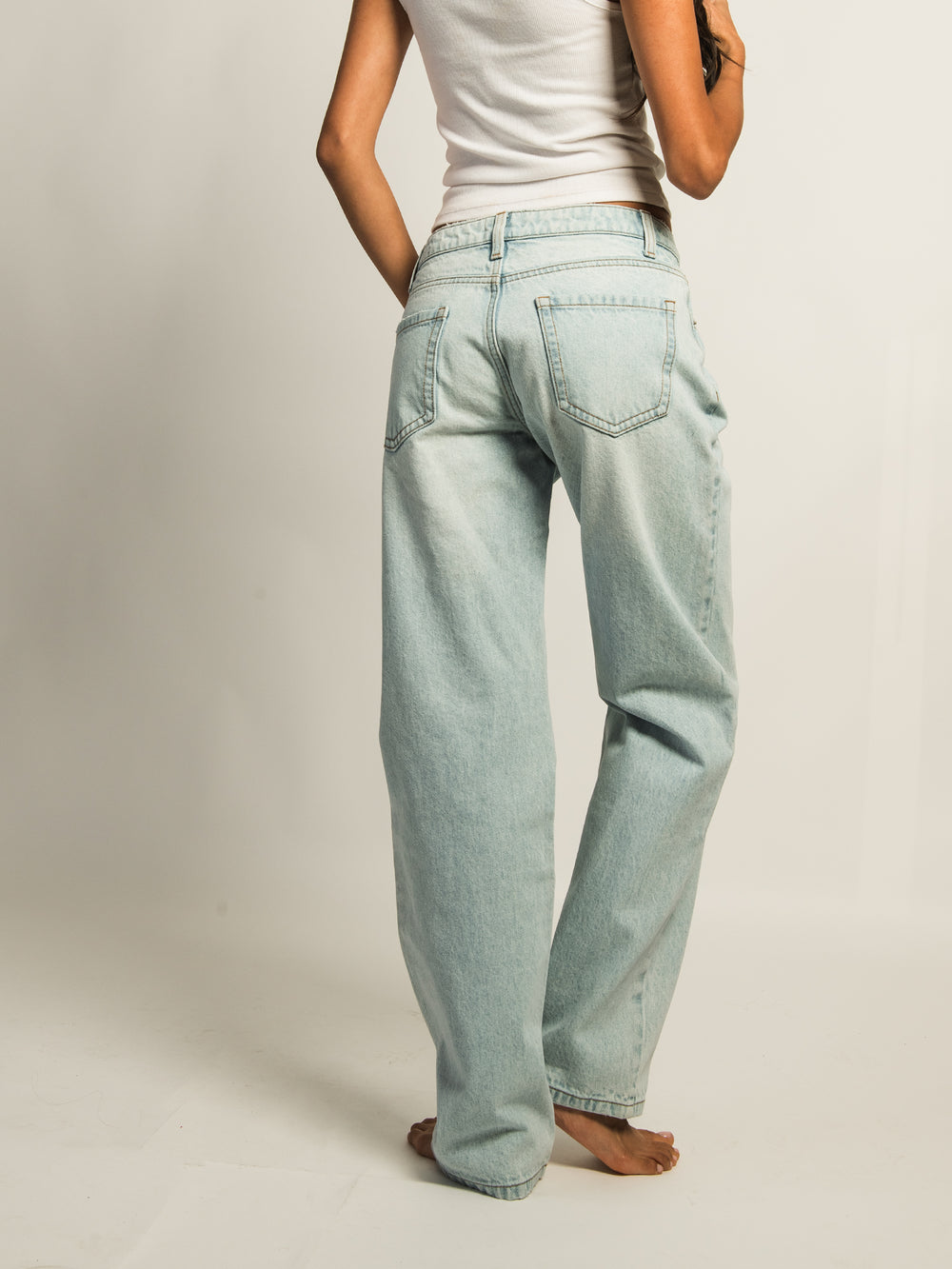 HARLOW BAGGY JEAN - LIGHT WASH DENIM