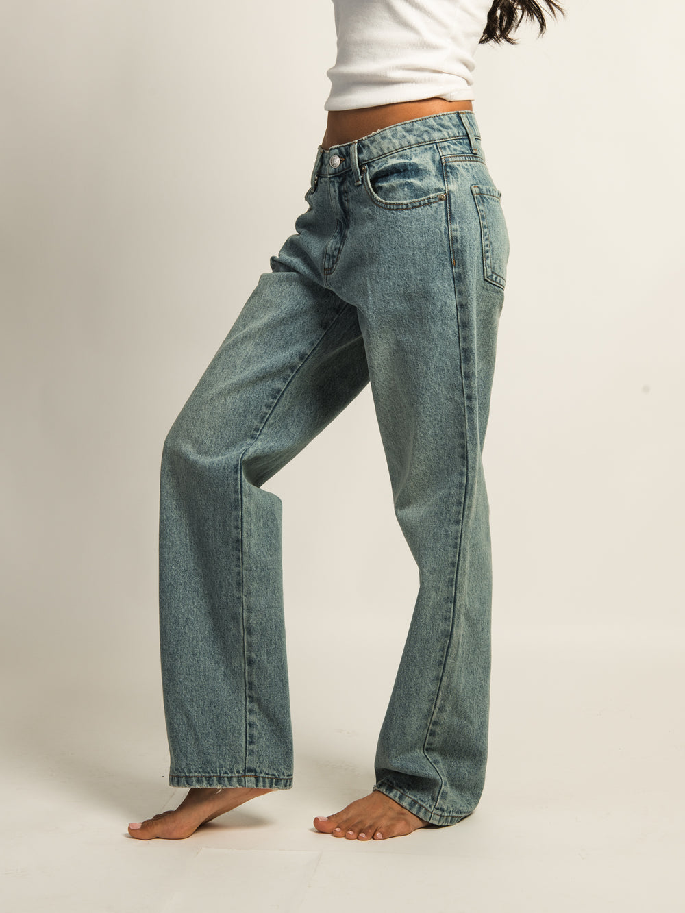 HARLOW BAGGY JEAN - MID WASH
