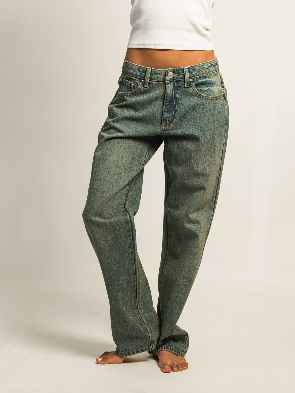 HARLOW BAGGY JEAN - BLUE