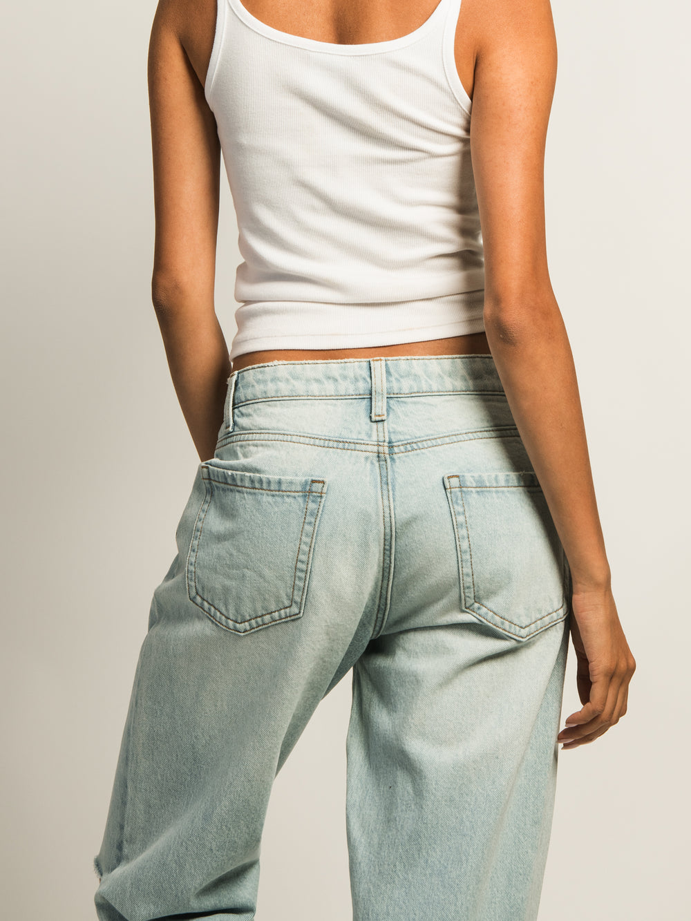 HARLOW HARLOW BAGGY DISTRESSED JEAN - Boathouse