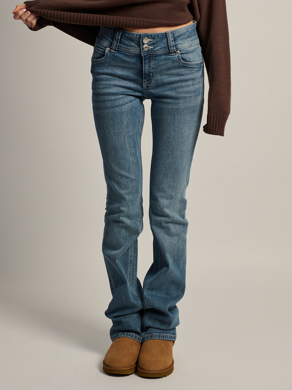 JEAN BOOTCUT TAILLE BASSE HARLOW
