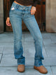 HARLOW HARLOW LOW RISE BOOTCUT JEAN - Boathouse
