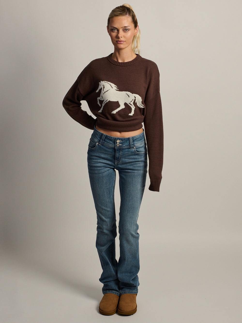 JEAN BOOTCUT TAILLE BASSE HARLOW