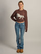 HARLOW HARLOW LOW RISE BOOTCUT JEAN - Boathouse