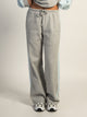 HARLOW HARLOW ROXY STRAIGHT LEG SWEATPANT - HEATHER GREY - Boathouse