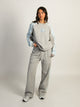 HARLOW HARLOW ROXY STRAIGHT LEG SWEATPANT - HEATHER GREY - Boathouse