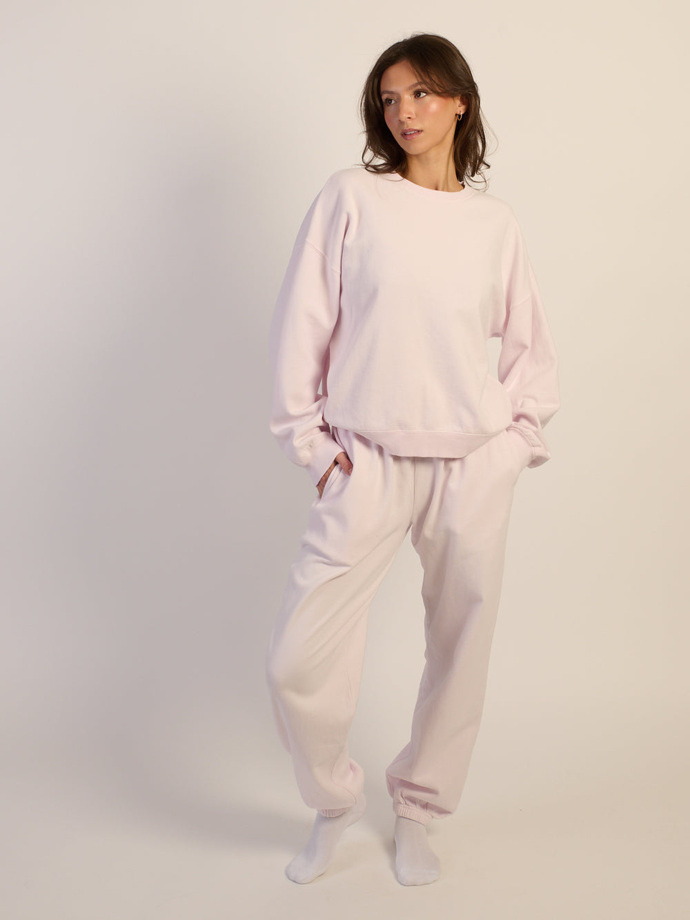 HARLOW BEAU SWEATPANT - BABY PINK