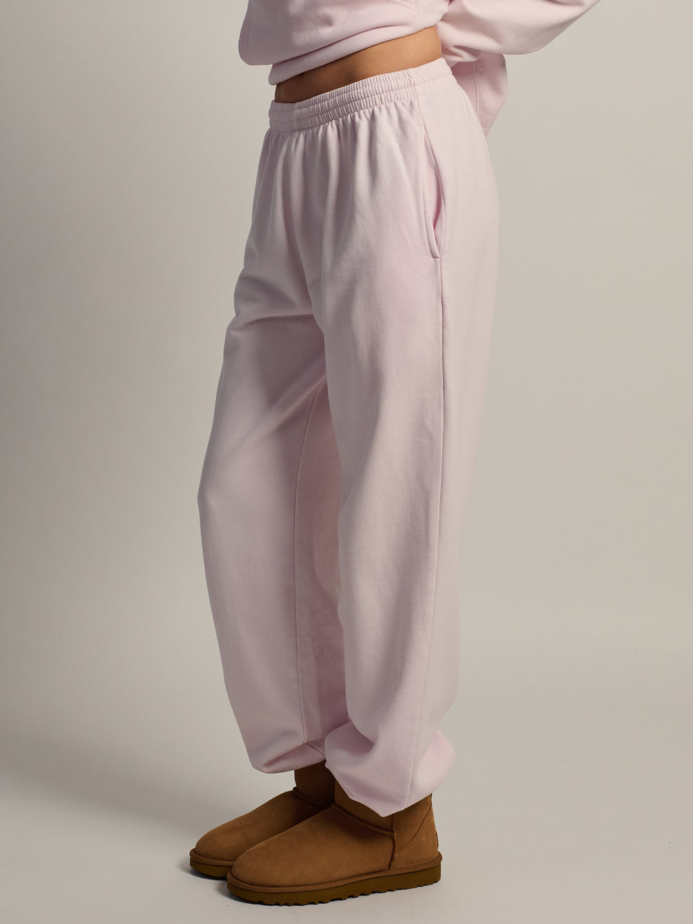 HARLOW BEAU SWEATPANT - BABY PINK