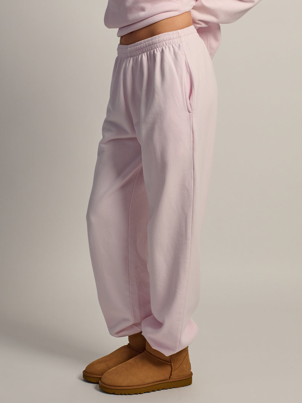 HARLOW BEAU SWEATPANT - BABY PINK