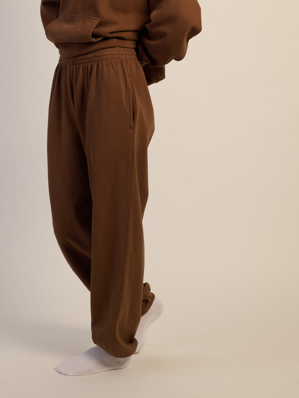HARLOW BEAU SWEATPANT-CHOCOLATE