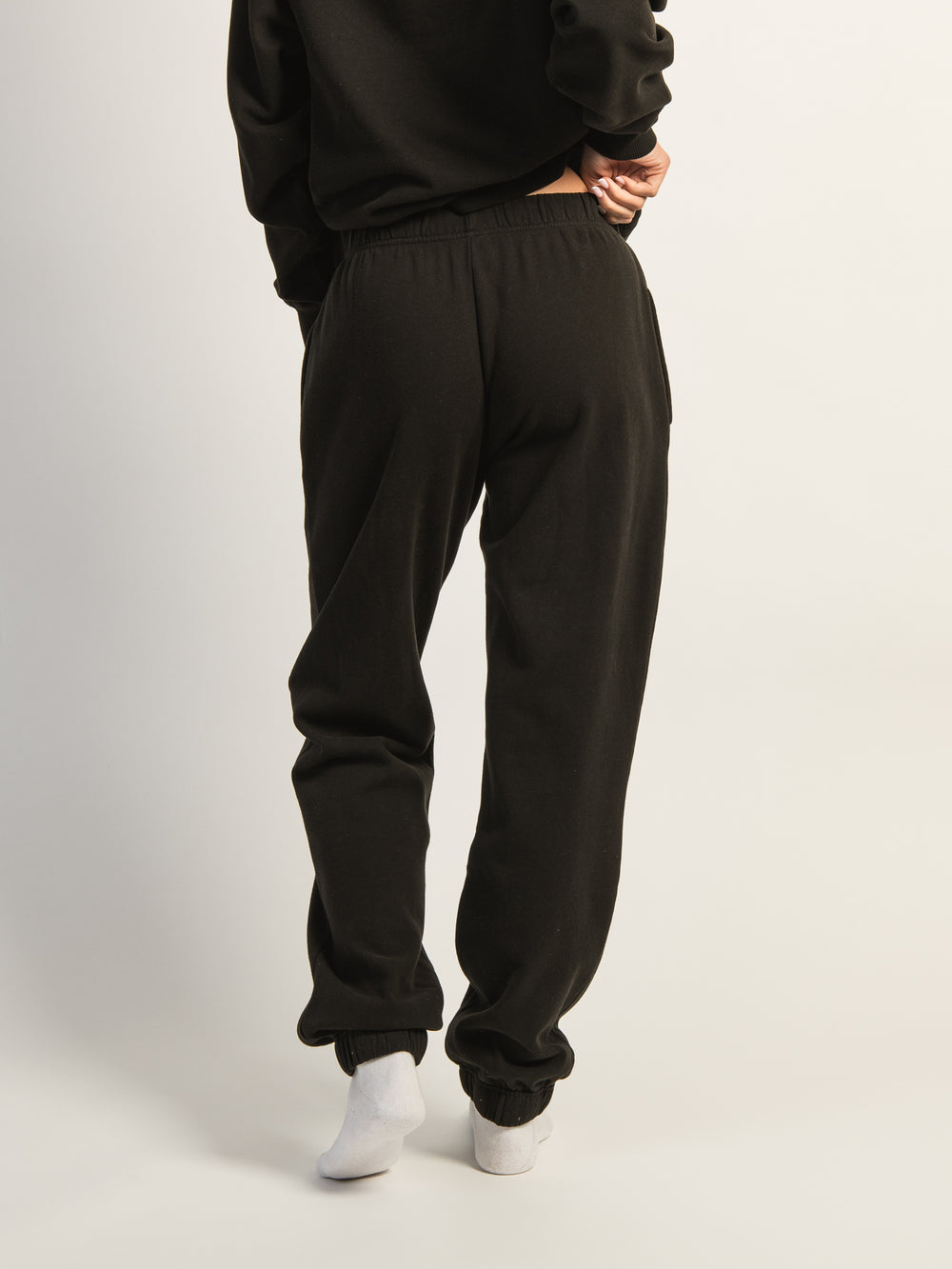 HARLOW JORDANA RELAXED SWEATPANT - BLACK