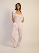 HARLOW HARLOW STELLA STRAIGHT LEG SWEATPANT - BABY PINK - Boathouse