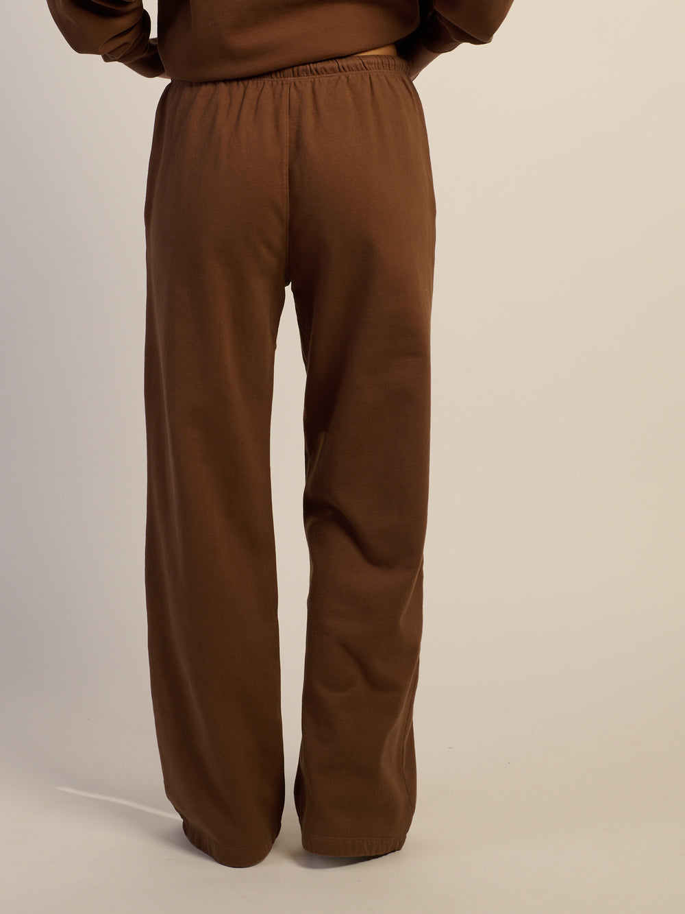 SWEATPANT HARLOW STELLA COUPE DROITE – CHOCOLAT