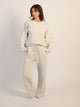 HARLOW STELLA STRAIGHT LEG SWEATPANT - CLOUD