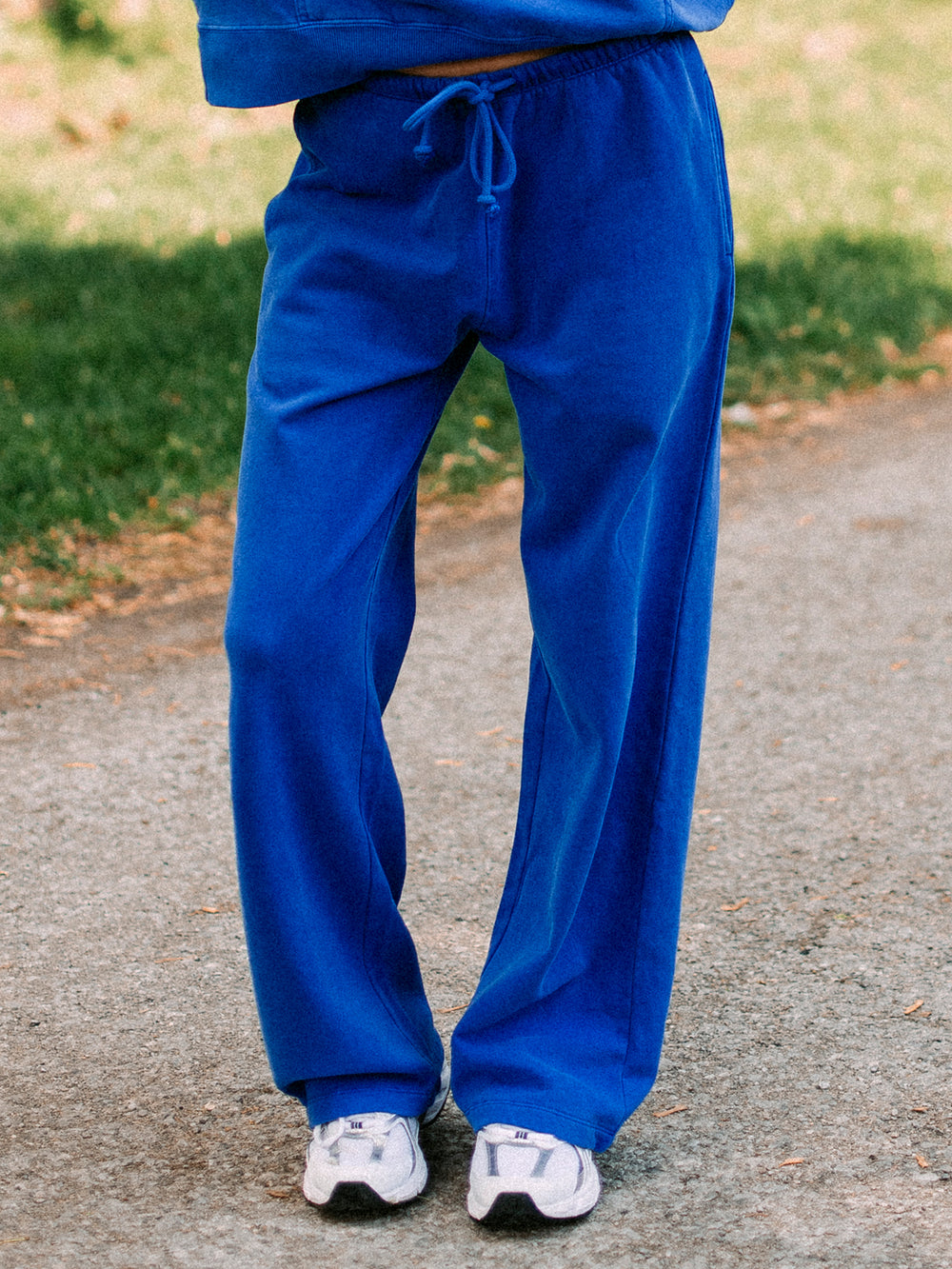 HARLOW STELLA STRAIGHT LEG SWEATPANT - COBALT