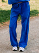 HARLOW HARLOW STELLA STRAIGHT LEG SWEATPANT - COBALT - Boathouse