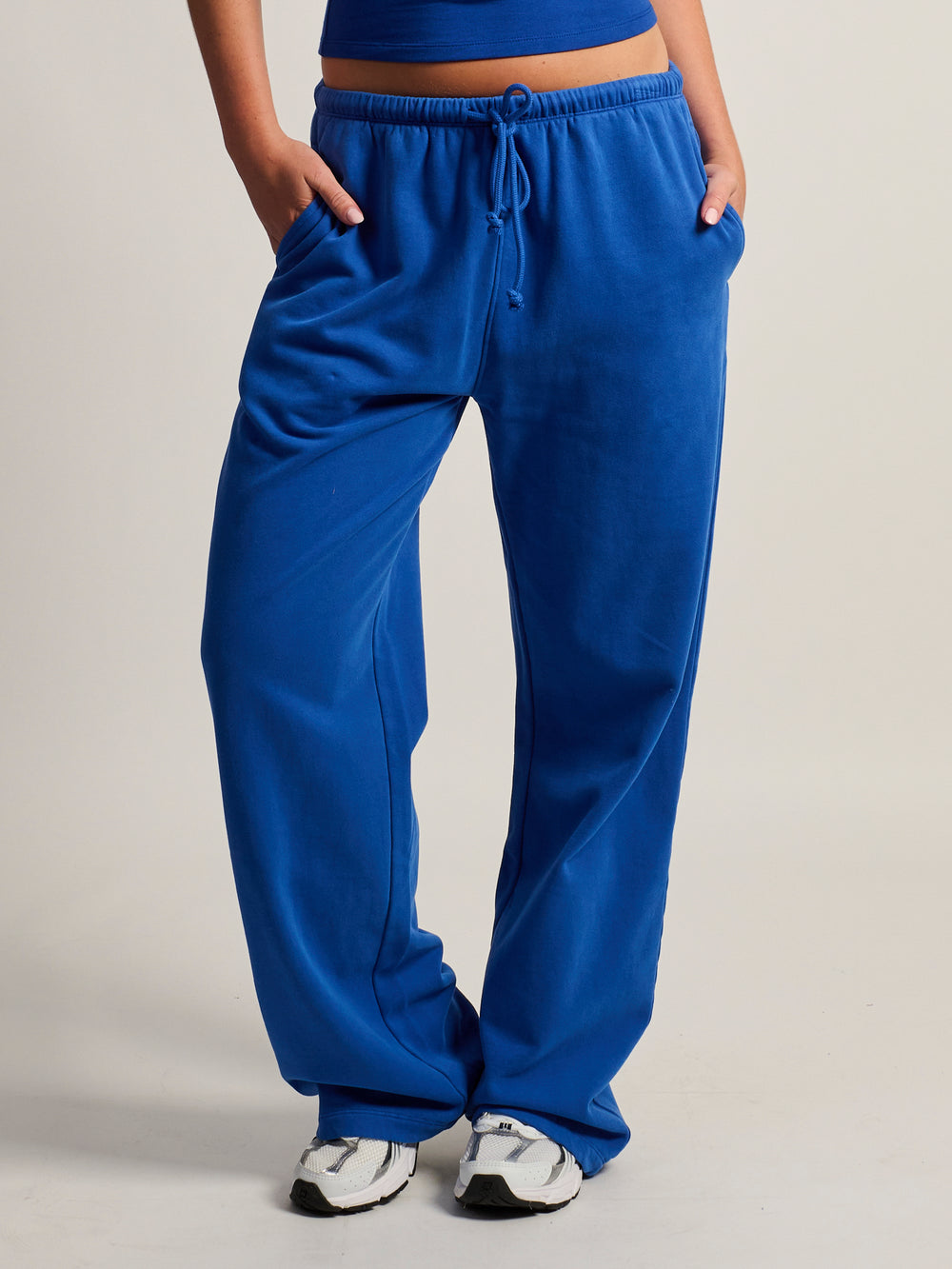 SWEATPANT JAMBE DROITE HARLOW STELLA - COBALT