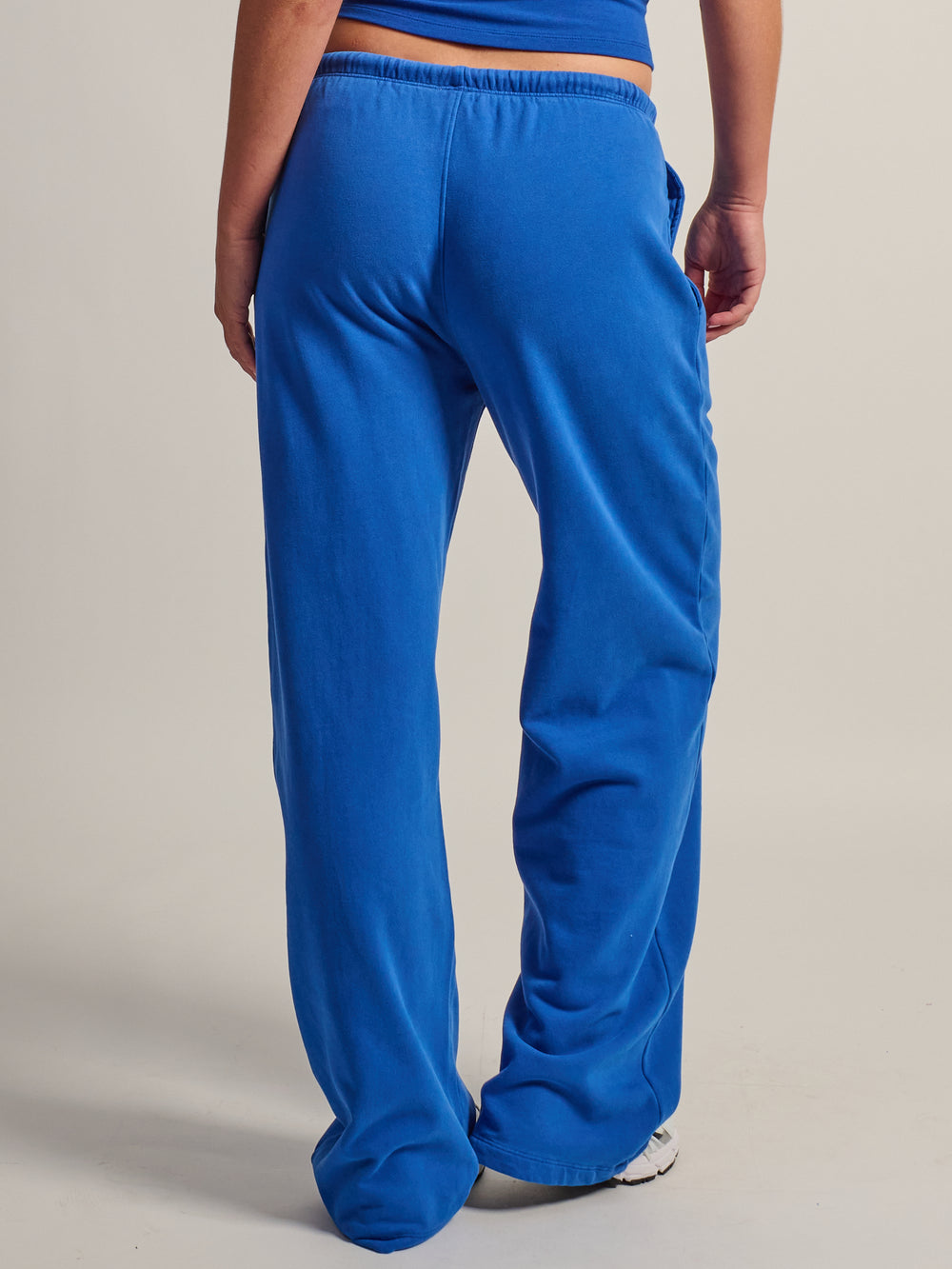 HARLOW STELLA STRAIGHT LEG SWEATPANT - COBALT