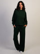 HARLOW STELLA STRAIGHT LEG SWEATPANT - FOREST