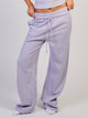 HARLOW HARLOW ACTIVE STELLA STRAIGHT LEG SWEATPANT - LILAC - Boathouse