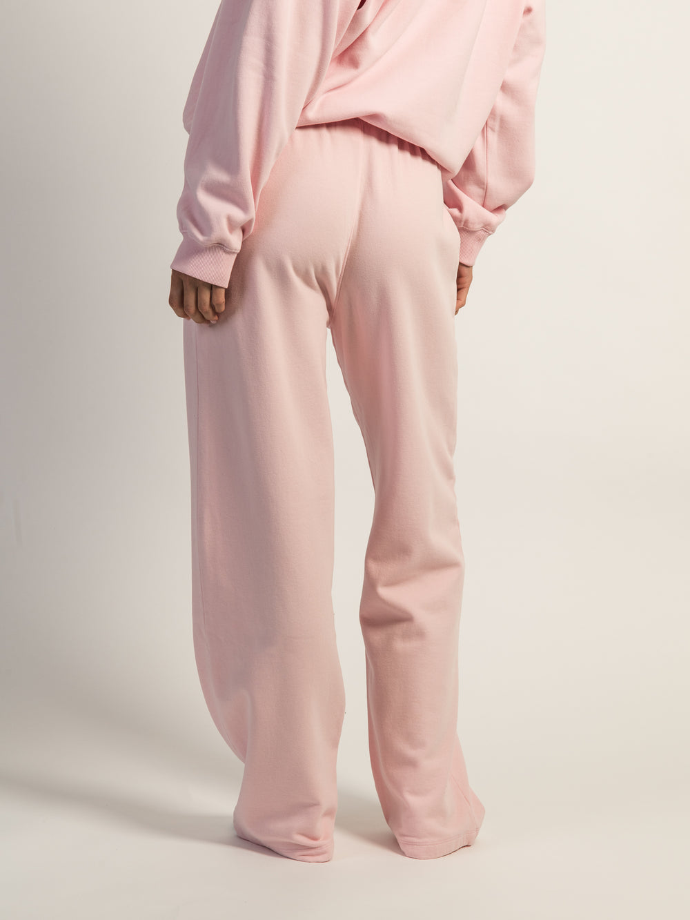 HARLOW STELLA STRAIGHT LEG SWEATPANT - LIGHT PINK