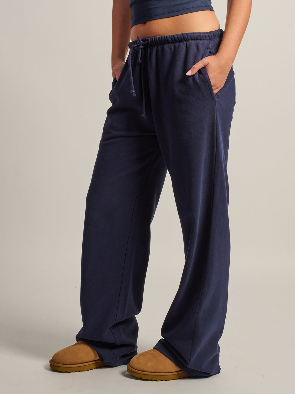 SWEATPANT JAMBE DROITE HARLOW STELLA - MARINE