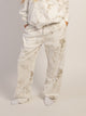 HARLOW STELLA STRAIGHT LEG SWEATPANT- OFF-WHITE