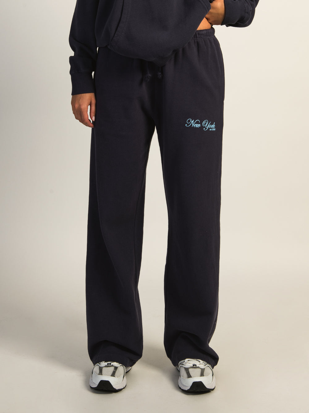 HARLOW STELLA STRAIGHT LEG SWEATPANT - NEW YORK
