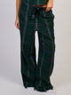 PANTALON À CARREAUX HARLOW - FORÊT