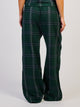 PANTALON À CARREAUX HARLOW - FORÊT