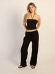 HARLOW HARLOW LANA LINEN PANT - BLACK - Boathouse