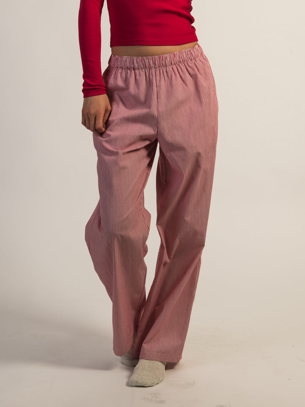 HARLOW TAYLOR PANT - RED