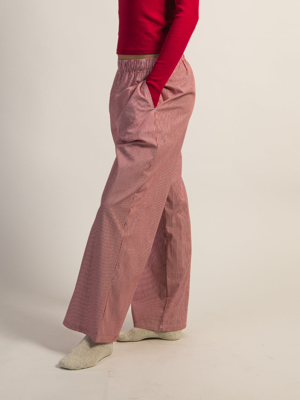 HARLOW TAYLOR PANT - RED