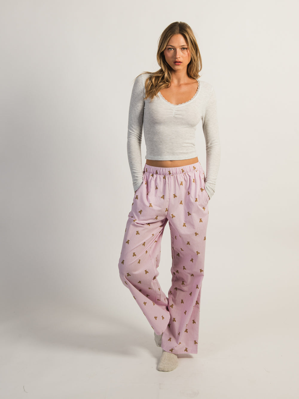 HARLOW TAYLOR PANT - TEDDY