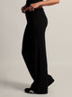 HARLOW HARLOW ESSENTIAL FOLDOVER WIDE LEG PANT - BLACK - Boathouse