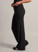 HARLOW HARLOW ESSENTIAL FOLDOVER WIDE LEG PANT - BLACK - Boathouse