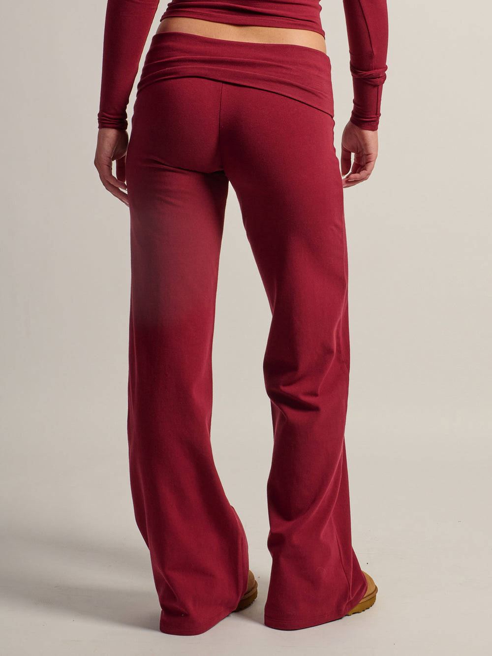 HARLOW ESSENTIAL FOLDOVER PANT - WIDE LEG